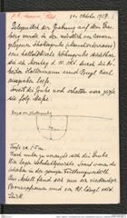 Seite 3, Tagebuch "Schottergrube bei Ossarn (hallstattzeitlich) altbronzez. Gräberfeld (NHMW-PRAE-BBB-19)